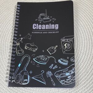1 Year  Weekly  Cleaning Schedule Notebook